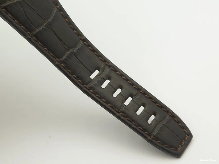 0310 Contemporary De Ville MK 1:1 Best Edition YG White Dial On Black Leather Asian Seagull T1701 (Sec@6) 8233